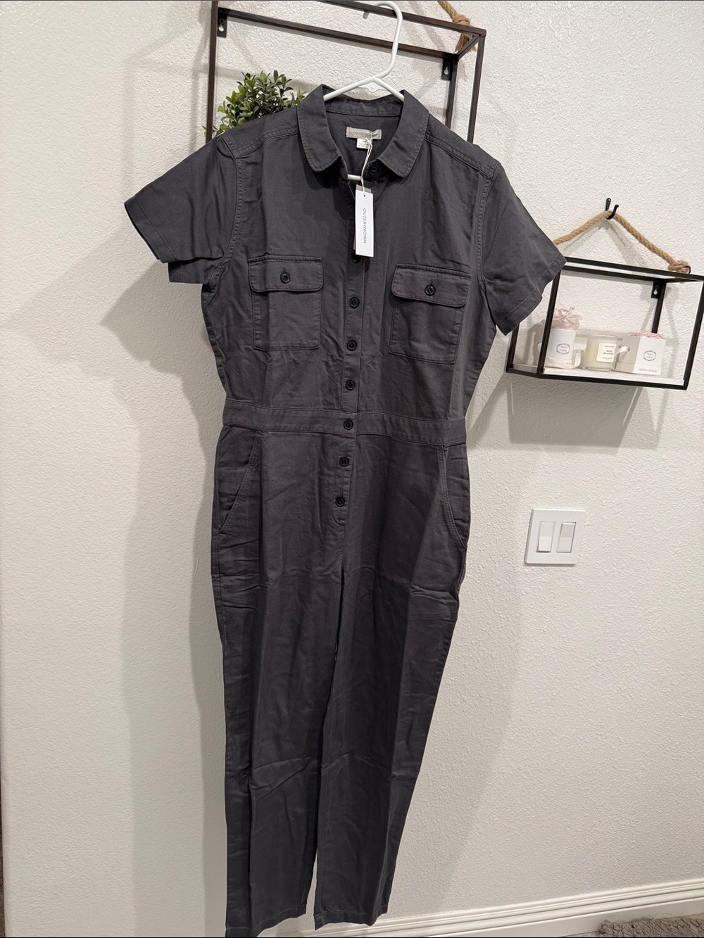 NWT!!! Outerknown S.E.A. utility jumpsuit linen blend.